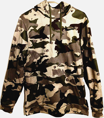 nike army print hoodie