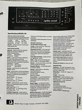 Baldwin Technical Information Model SS Syntha Sound