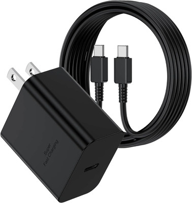 Type C Charger Fast Charging 45W USB C Wall Charger Block Adapter and 6Ft Androi