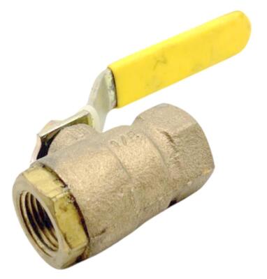 Milwaukee Valve Company Ball Valve 1/2'' 600WOG Bronze/Brass