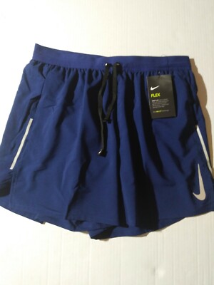 Men/'s Large Nike Flex Stride 5/" Running Shorts 2in1 Green Blue AJ7782 319