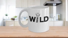 Giraffe Mug Coffee Cup Funny Gift for Wild Animal Lover Africa Safari Zoologist 