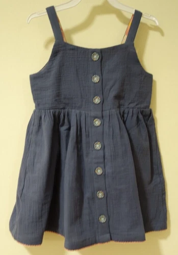 NWT Matilda Jane Just Imagine Fallon Girls Button Front Dress / Jumper Size 4