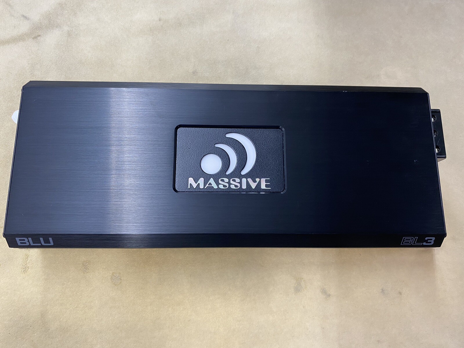 Massive Audio BL3 BLU Mono Car Marine Waterproof Amplifier 2800W 1 Ohm