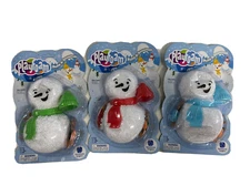 Educational Insights Playfoam Build a Snowman Toy set of 3 Christmas NEW 3-Color