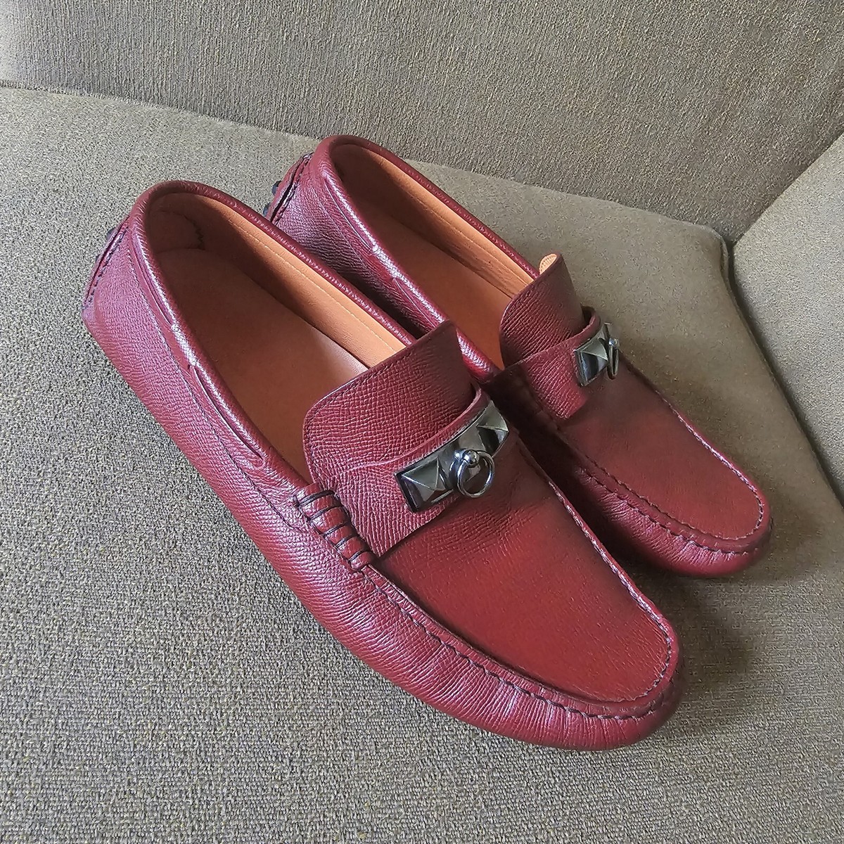 Hermes Irving Loafers Size 41 Men display picture 1