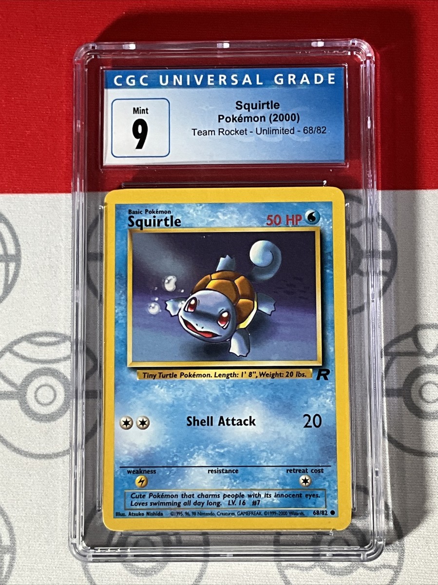 squirtle graded card 170/165 (Pokemon 151 JPN) ACE 10 favorite character Squirtle - Mega Evolution Black