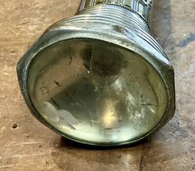 Antique Vintage 1920's • Eveready Flashlight • Brass Case • 2616