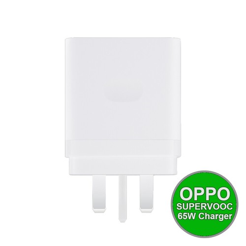 Genuine OPPO SuperVooc 65Watt Charger Fast Rapid 3 Pin UK Mains Plug No Cable - 第 4/36 張圖片