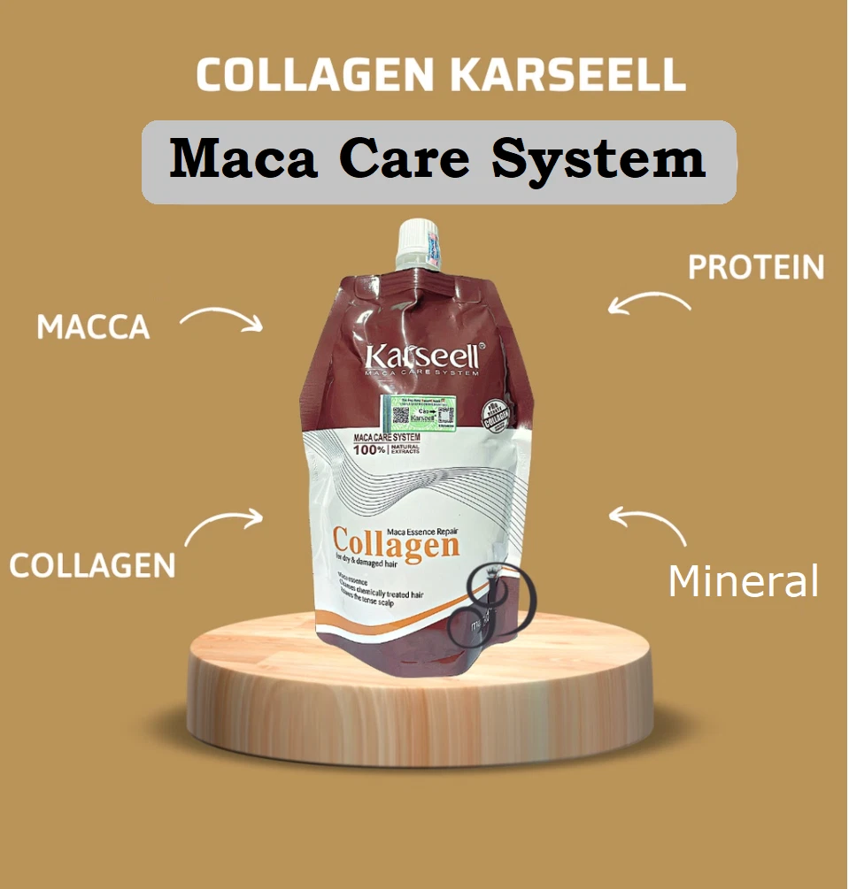 Karseell Collagen Maca Hair Treatment Deep Conditioning Hair Care Packet
