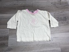 Vintage Baby Guess Girls T-Shirt Sz 12 Months Floral Heart Graphic Tee USA Made