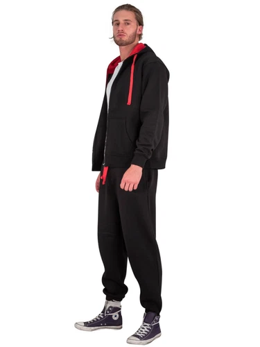 Neu Herren Trainingsanzug Set Fleece Kapuzenpullover Top +Hose Jogginghose S-3XL - Bild 5 von 27