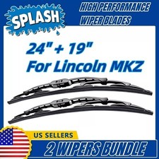 Wiper Blades 2-Pack Standard Wipers - fit 2007-2012 Lincoln MKZ - 30240/190