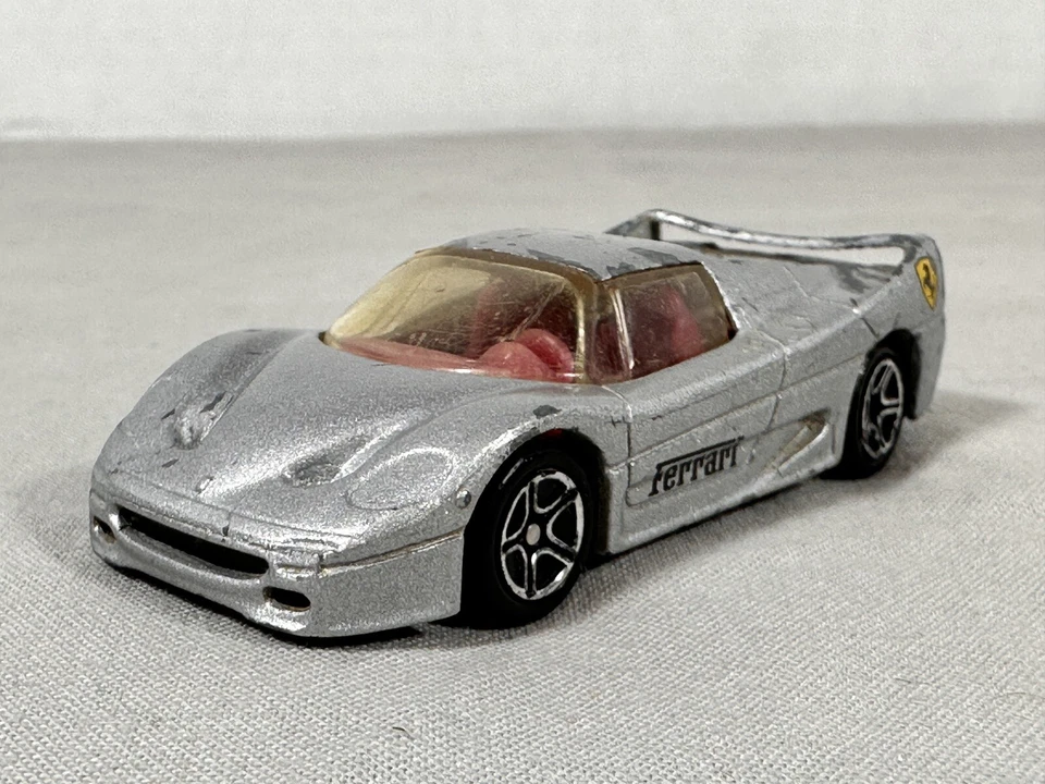 Matchbox Ferrari F50 Gray 1:59, 1:64 scale 1995 - Image 3 of 4