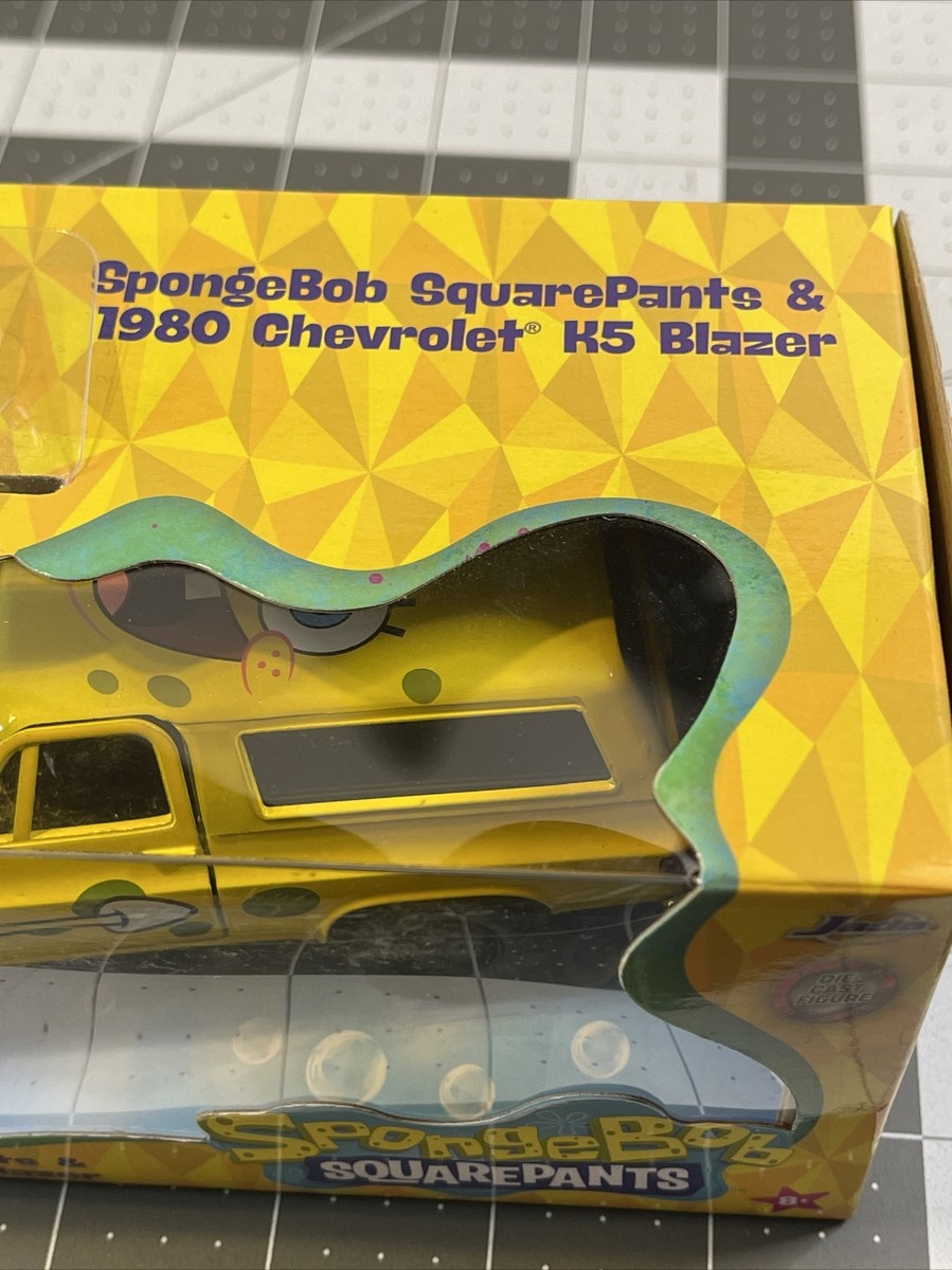 Jada Toys SpongeBob SquarePants & 1980 Chevy K5 Blazer Metalflake