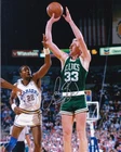 LARRY BIRD BOSTON CELTICS SIGNED AUTOGRAPH 8X10 PHOTO