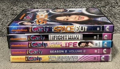 icarly 5 DVD Lot ispace Out iFight Isaved Your Life Season 2 Vol 2 Complete 4