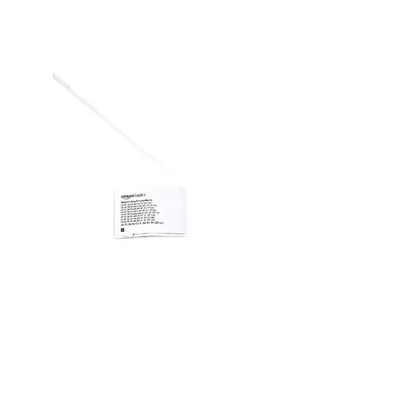 Amazon Basics Teleskop-Duschvorhangstange zum Einklemmen 61 bis 91 cm Weiß