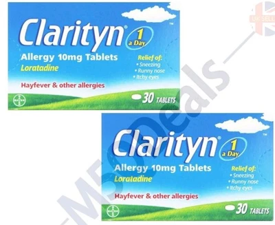 Clarityn Allergy Relief From Hayfever & Other Allergies - 60 Tablets In Total