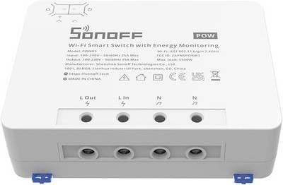 Sonoff POW R3 25A WLAN Smart Switch mit Energiemessung Überlastschutz