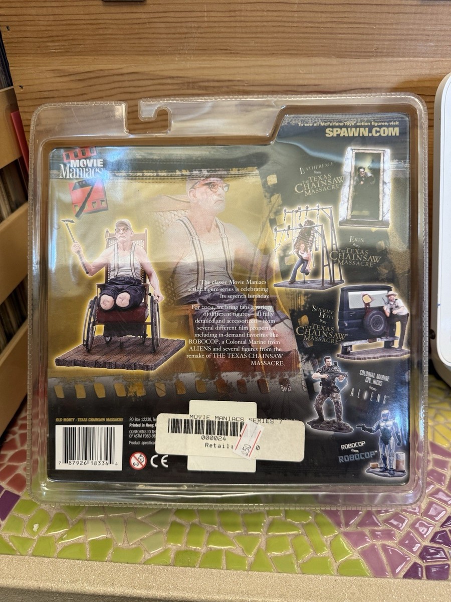 McFarlane Movie Maniacs Series 7 Texas Chainsaw Massacre Old Monty