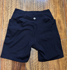 Cotton On Body - M - Black Biker Shorts with Pockets