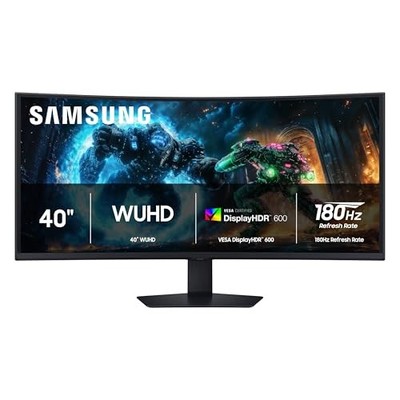 SAMSUNG 40  ODYSSEY G7 (G75F) WUHD RESOLUTION, 180HZ, CURVED LS40FG756EN - BLACK