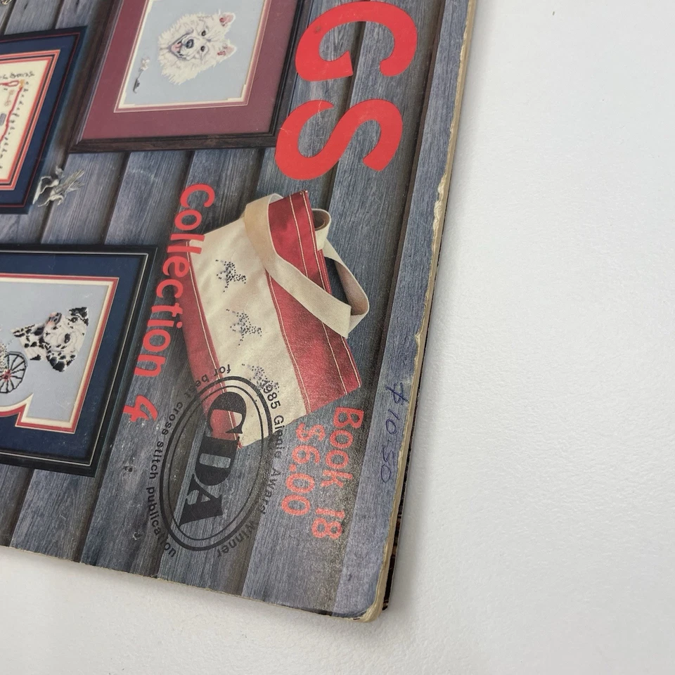 Vintage 1984 Dogs Collection #4 Pegasus Originals 18 Cross Stitch Booklet 48 Pg - Image 4 of 4