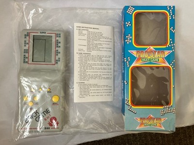 VTG battery operated hand held Pro-Star multi 8 in 1 game LCD Brick ES88 super