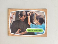 Brady Bunch RARE Vintage 1971 Topps Stuck in a Stockade Greg & Bobby Brady #12
