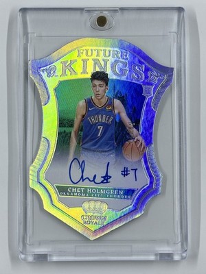 2022-23 Panini Crown Royale Chet Holmgren RC Future Kings On Card Auto /49