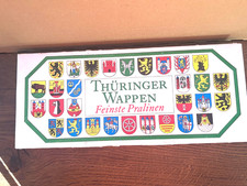DDR Schachtel Pralinenschachtel Th&uuml;ringer Wappen VEB Th&uuml;ringer Schokoladenwerke