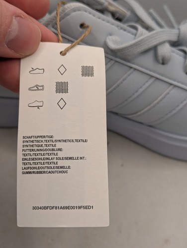 Adidas Grand Court 2.0 Cloudfoam bequeme Turnschuhe Herren Größe 8,5 weiß Freizeit - Bild 8 von 13