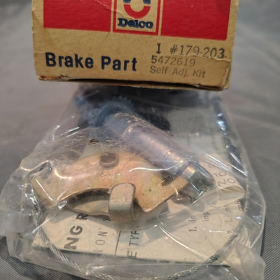 #ad NOS VINTAGE DELCO Drum Brake Self Adjuster Repair Kit 1960 70#x27;s GM 179 203 $22.99