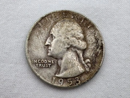 1953 S U.S. Washington Silver Quarter IU-17
