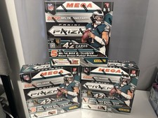 2024 NFL Prizm Mega Box (Neon Green Pulsars)  Look for Maye, Nix  Lot of 3 Box’s