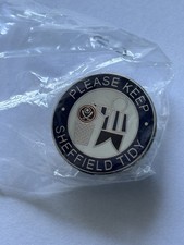  Rare Sheffield Wednesday Anti Sheffield United enamel pin Badge
