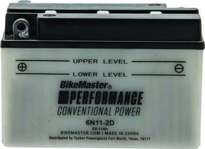 BikeMaster TruGel Battery - 6N11-2D Motorcycle ATV/UTV Street Bike Dirt Bike
