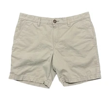 Chubbies Khakmeisters Men's Shorts Khaki Size L 7” Inseam Elastic Waist