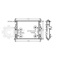 KüHler MotorküHlung FüR Mercedes-Benz M-Klasse Ml 320 Cdi 4Matic Bj.05-09