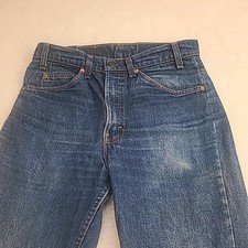Vintage Levis Jeans Mens 32x30 Blue 517 Bootcut Orange Tab Denim Pants Western