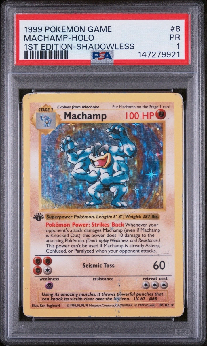First Edition Pokémon Machamp Individual Cards for sale | eBay