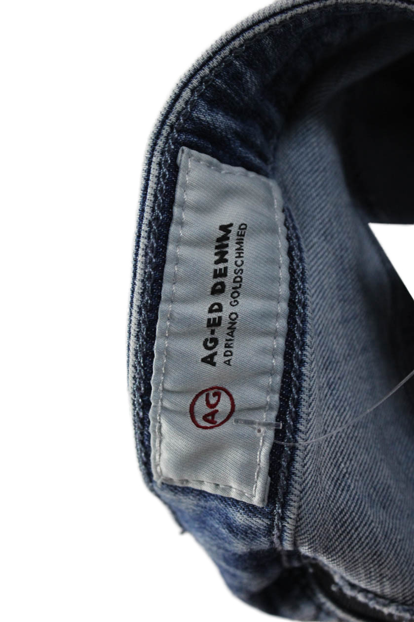 Adriano Goldschmied Womens Skinny Ankle Jeans Blue Mid Rise Size 30 thumbnail 4