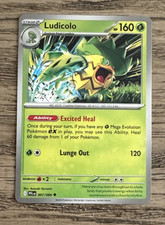 Pokemon TCG Ludicolo Card 7/94 NM Phantasmal Flames Uncommon