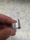 Vintage pair of aluminum Bates #10 ring twine thread cutters — photo 3