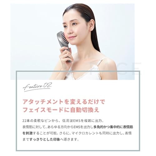 Ya-man Electric Brush Mise Scalp Lift Plus Facial Beauty Device EMS Lift Brush