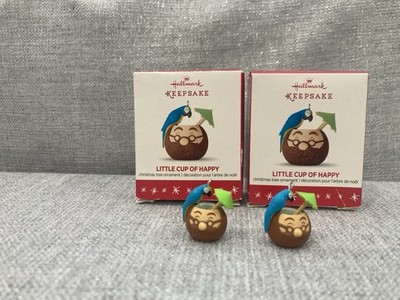 Hallmark Keepsake Miniature Christmas Ornament - Little Cup of Happy - 2016 MIB