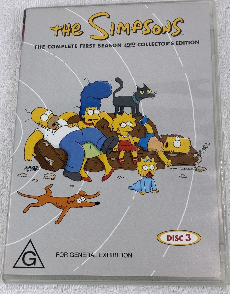 The Simpsons Complete First Season 1 DVD Collector’s Ed G PAL 20th Century Fox