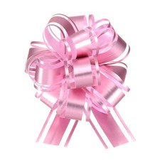 10pcs 4 Inch Large Big Pull Bow Gift Wrapping Ribbon for Car Presents, Pink