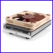 Low-Profile CPU Cooler for AMD AM4 Brown